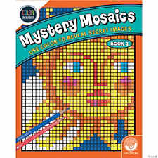 Color By Number Mystery Mosaics: Book 1