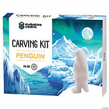 Alabaster Stone Carving Kit: Penguin